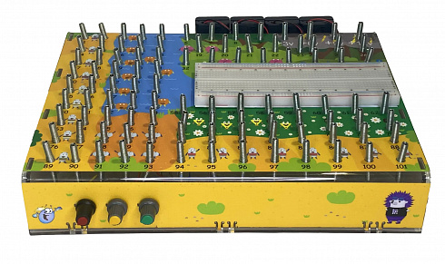 Игровой комплекс для изучения основ электричества, электроники и электротехники. Электроника для юных гениев. (аналог Электронного конструирования).